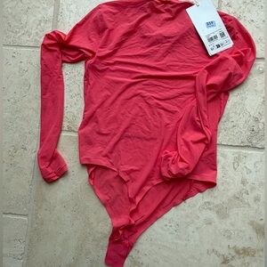 lululemon athletica Long-Sleeve Peach Bodysuit